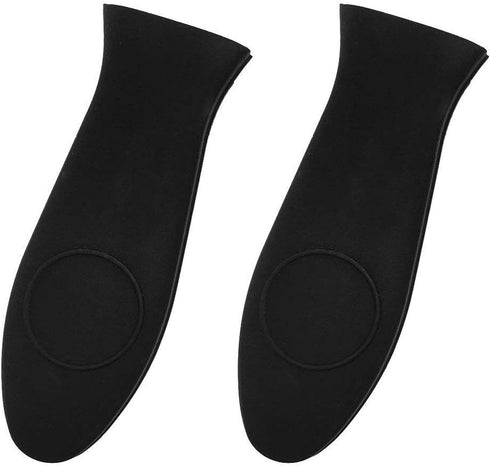 4PCS Silicone Hot Handle Holder Non-Slip Pot Iron Grip Sleeve Cover for Kitchen Home...
