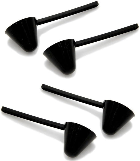 Chef Craft 4 Piece Perfect Coffee Measuring Spoon Scoop, Black...