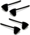Chef Craft 4 Piece Perfect Coffee Measuring Spoon Scoop, Black...