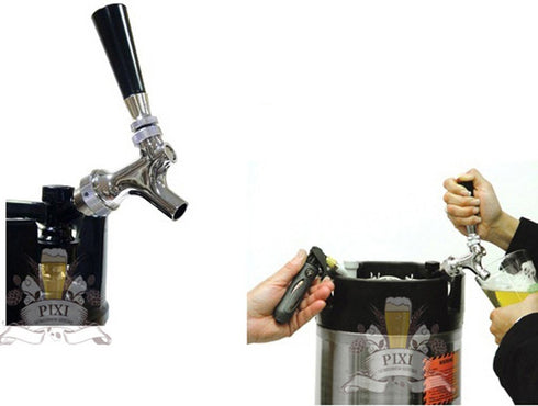 Mobile Faucet Tap for Cornelius Ball Lock Disconnect Attached Beer Wine Kegs...