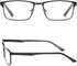 EYECEDAR 5-Pack Reading Glasses for Men Metal Frame Spring Hinges with Computer Readers 2.50...