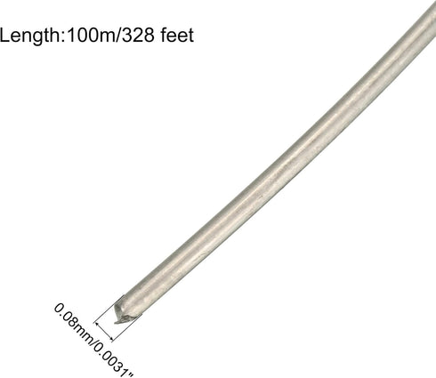 MECCANIXITY 3pcs 100m/328ft Molybdenum Screen Cutting Wire Line Phone LCD Cutting Wire Glass Separate Repair Tool, 0.08mm...