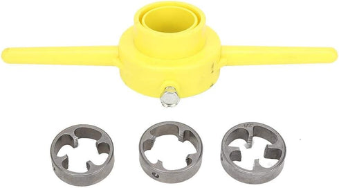 Plastic Pipe Die, PVC Thread Tool Maker NPT Circular Die Set with Excellent Finish and Durability Thread Plumbing Manual Hand Tool...