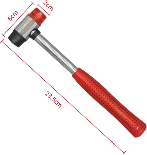 Rubber Mallet, Small Rubber Mallet, Small Hammer, Nylon Hammer, Rubber Mallet Hammer for Vinyl Flooring, Tile, Crafts, Jewelry Making...