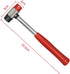 Rubber Mallet, Small Rubber Mallet, Small Hammer, Nylon Hammer, Rubber Mallet Hammer for Vinyl Flooring, Tile, Crafts, Jewelry Making...