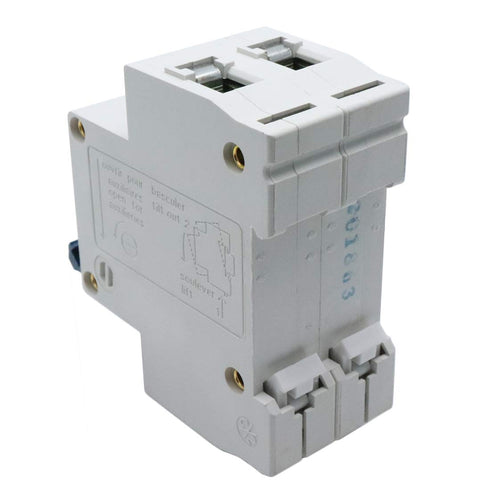 50 Amp Dual-Pole Circuit Breaker Switch, Din Rail Mounted Home Use Circuit Breaker for Household Appliance Circuit Security Protection (DZ47-63 C5...