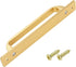 Geesatis 2 Pcs Garage Pulls/Sliding Barn Door Handles/Gate Handles/Furniture Decorative Pulls, with Mounting Screws, Matte Gold, 6.3 inch / 160 mm...