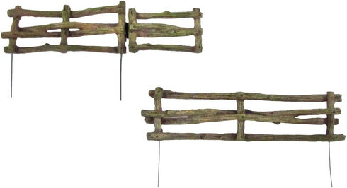 Treasure Gurus Miniature Wooden Fence Mini iFairy Gnome Garden Dollhouse Landscape Decor Accessory...