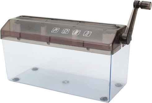 Mini Hand Shredder,Portable Paper Shredder Manual Shredder,Home Office Desktop Stationery,Hand Paper Shredder for Paper, Notes, Bills, Portrait, P...