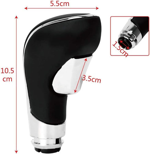 Automatic Gear Stick Shift Knob,Qiilu Car Gear Shifter Knob Head Handle Lever for Insignia 2009-2013 Brown...