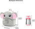 NICE CHOICE Cute Toddler Backpack Toddler Bag Plush Animal Cartoon Mini Travel Bag for Baby Girl Boy 2-6 Years(Grey Elephant)...