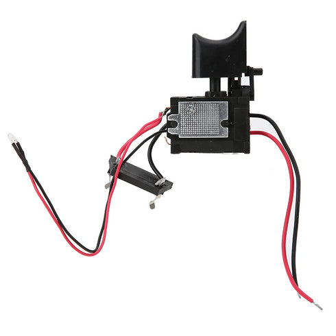 Drill Switch, Drill Speed Control Electric Drill Switch 7.2V - 24V Cordless Drill Switch Replacement Part for Electric Hand Drill or Other Power T...