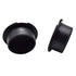 1-1/2 Inch (38mm) Black Wire Grommets and Cable Ties Kit ABS Plastic Desk Hole Cover Cord Organizer for Computer Desk Cabinet (2pcs Desk Grommets ...