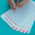 (Set of 90) Expense Tracker for A6 Budget Envelopes, Unpunched Budget Sheets Use with A6 Budget Binder Pockets, 3.1"x6.3"...