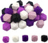 50pcs Purple Series Silicone Hexagon Beads 14mm Silicone Pearl Geometric Polygon Beads for Keychain Jewelry DIY Beading Mom Necklace...
