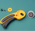 OLFA 45mm Ergonomic Rotary Cutter (RTY-2/DX) - Rotary Fabric Cutter w/ Blade Cover & Squeeze Trigger for Quilting, Sewing, Crafts, Replacement Bla...