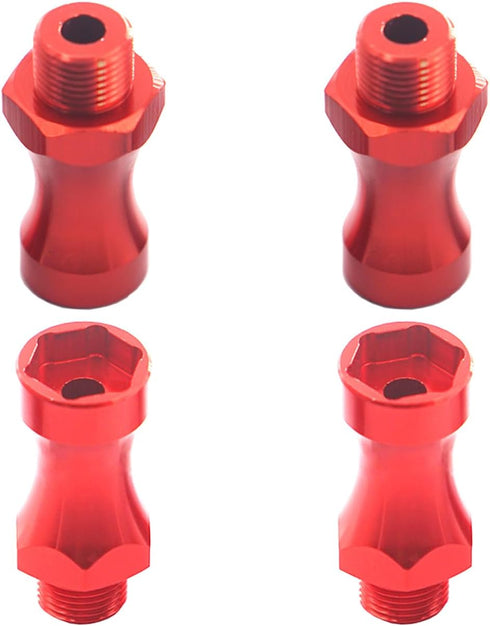 4Pcs ShareGoo Aluminum 12mm to 17mm Wheel Extension Hex Drive Hub Adapter Widener 30mm Offset Compatible with Tamiya Axial RC4WD Traxxas 1/10 Off-...