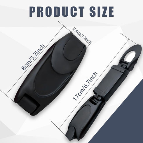 4Pcs Seatbelt Adjuster, Non-Slip Comfort Shoulder Neck Strap Positioner, Car Seat Belt Clips Protect Shoulder and Neck for Kids/Adults, Universal ...