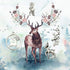 100g (60pcs) Wholesale Bulk Lots Christmas Animal Elk Deer Charms for Jewelry Making Mixed Smooth Tibetan Silver Metal Charms Pendants DIY For Jew...