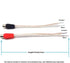 GaoZo Speaker Wire To RCA Female Adapter, RCA Plug Cable?RCA Plug Adapter (Black/Red)...
