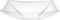 Lillian Tablesettings Serving Bowl, 128-Ounce, Clear...