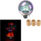 Blueshyhall LED Glass Crystal Shift Knob, Multicolor Gradient Gear Stick Shifter Lever Handle for AT/MT Car Stick Lever Head (Star pattern)...