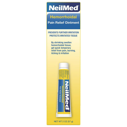 NeilMed Hemorrhoid Pain Relief Ointment, Hemorrhoid Treatment, Pain Relief, Relieves Burning, Itching and Discomfort, 2 oz....