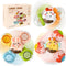 3PCS DIY Spinner Fidget Toys for Boy Girl, Window Spinning Sensory Toy with Suction Cup Top, Baby Bath Toys 12-18 Months, First Birthday Gifts for...