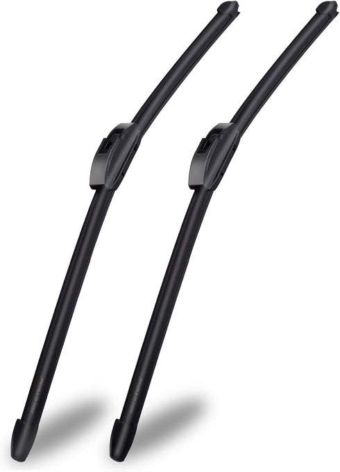 OEM Quality 26" + 18" Universal J/U Hook Front Windshield Wiper Blades, Quiet All-Season Automotive Replacement Blades, Durable Stable Front Winds...