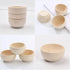 SEWACC 5pcs Wooden Bowls Unfinished Bowls Unpainted Wooden Bowls Serving Bowl Wood Crafts Bowls Pinch Bowls for Fruits Salad Cereal...