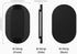 Sinjimoru for MagSafe Grip, Magnetic Phone Grip for MagSafe Stand, Strong Magnetic Phone Holder for iPhone 15 14 13 12. M-SGrip Black......