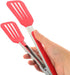 Cooking Tongs 9 inches and 12 inches Stainless Steel Kitchen Silicone Serving Tong Heat Resistant Meat Turner Spatula Tong Fish Tongs with Locking...