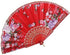8 PCS Floral Hand Fans, Spanish Folding Hand Fan, Flower Dancing Fans,Summer Handheld Folding Fans Party Favors for Girls Women (8 Pack, Flower Pa...