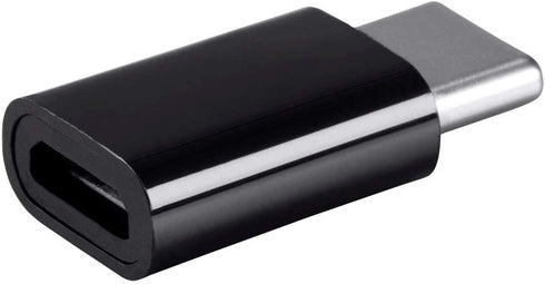 Monoprice USB-C to Micro B Adapter - Male-to-Female With Gold Plated Contacts, Compact and Portable, Black...