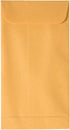JAM PAPER #7 Coin Business Envelopes with Peel and Seal Closure - 3 1/2 x 6 1/2 - Brown Kraft Manila - 50/Pack...