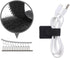 20Pcs 3M Adhesive Wire Organizer Cord Organizers Adjustable Hook and Loop Cable Clips Adjustable Cable Ties Cord Wrappers Keeper Cord Holder Strap...