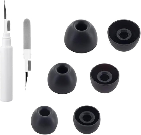 3-in-1 CleaningEartips Kit Compatible with Beats Fit Pro, S/M/L 3 Sizes 6 Pairs Soft Silicon Earbuds Tips Replacement Ear Tips, Compatible with Be...