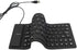 Waterproof Silicone Keyboard Foldable Flexible USB Mini Dustproof Dirt Proof...