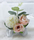 MOJUN Wedding Bridal Bridesmaid Wrist Flower Corsage Wedding Planner Wrist Corsage Hand Flower, Pack of 4...