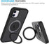 Puxicu Magnetic for iPhone 11 Case, Magnetic Invisible Stand, Compatible with MagSafe, Slim Hard Design, Shockproof, Drop Protection, Black...