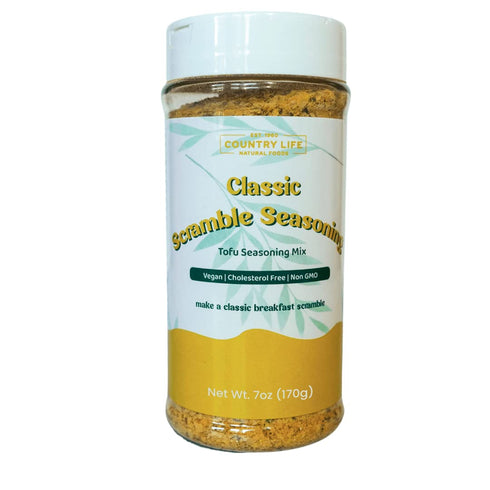 Country Life Tofu Scramble Seasoning, Vegan, Made with Organic Ingredients, Non-GMO, Plant-based, Herbs and Spices, 7oz...