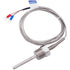 Twidec/2M NPT 1/2"inch (6X50MM) Pipe Thread Temperature Sensor Probe Two Wire Temperature Controller (0~600?) 304 Stainless Steel K Type Thermocou...
