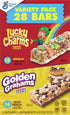 Golden Grahams Lucky Charms Breakfast Cereal Treat Bars Variety Pack, 28 ct...