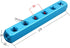 1/4" 6-Way 9 Ports Air Mainfold Aluminum Pneumatic Air Compressor Inline Splitter...