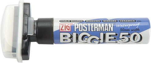 Zig 50mm Posterman Biggie Tip Marker, Black...