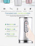 Water Flosser, Travel Bag, 4 Function Nozzles, Portable 3 Modes 220ml Water Tank Rechargeable IPX7, Waterproof...