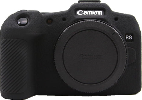 R8 Camera Case, BMAOLLONGB Fullbody Thin Lightweight Silicone Camera Skin Body Rubber Cover Case for Canon Eos R8 (Black)...