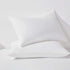 HAPPYMOON Microfiber Pillowcases Standard with Zipper Set of 2 - Breathable Zippered Pillow Covers for Hair and Skin, Soft Brushed Pillow Cases 2 ...