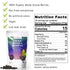 powbab Dried Aronia Berries from 100% USA Grown Organic Aronia Chokeberry. No Added Sugar. Not Freeze Dried, Not Frozen. Made in USA Whole Black C...