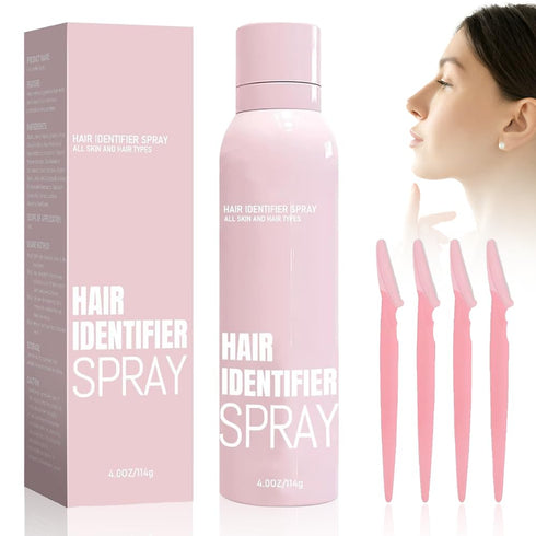 Dermaplaning Tool for Face - Hair Identifier Spray for Face Dermaplaning - 2024 New Hair Identifier Spray for Face Shaving - Moisturizing and Skin...